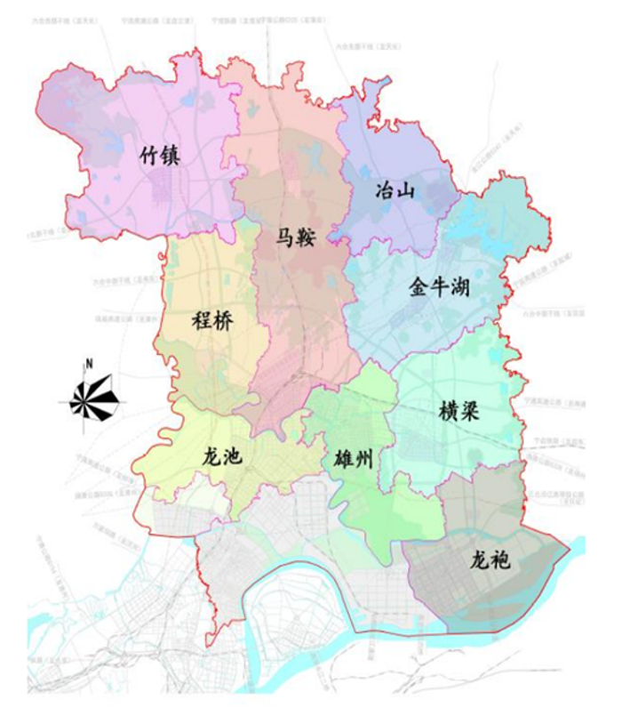 六合区农污 PPP 项目区位图1 六合区农污 PPP 项目区位图1